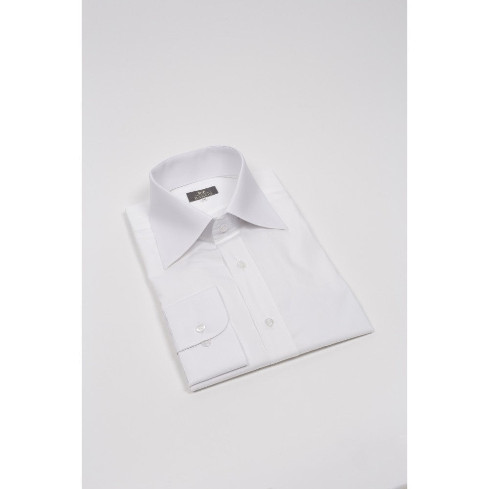 White Cotton Shirt Crisp Essential