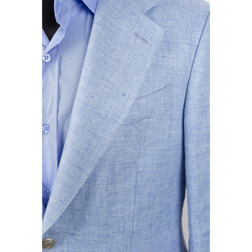 Blue Linen Jacket