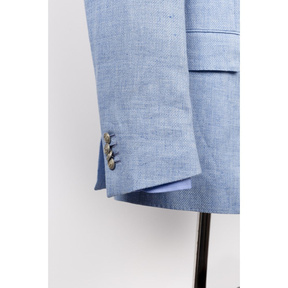 Blue Linen Jacket