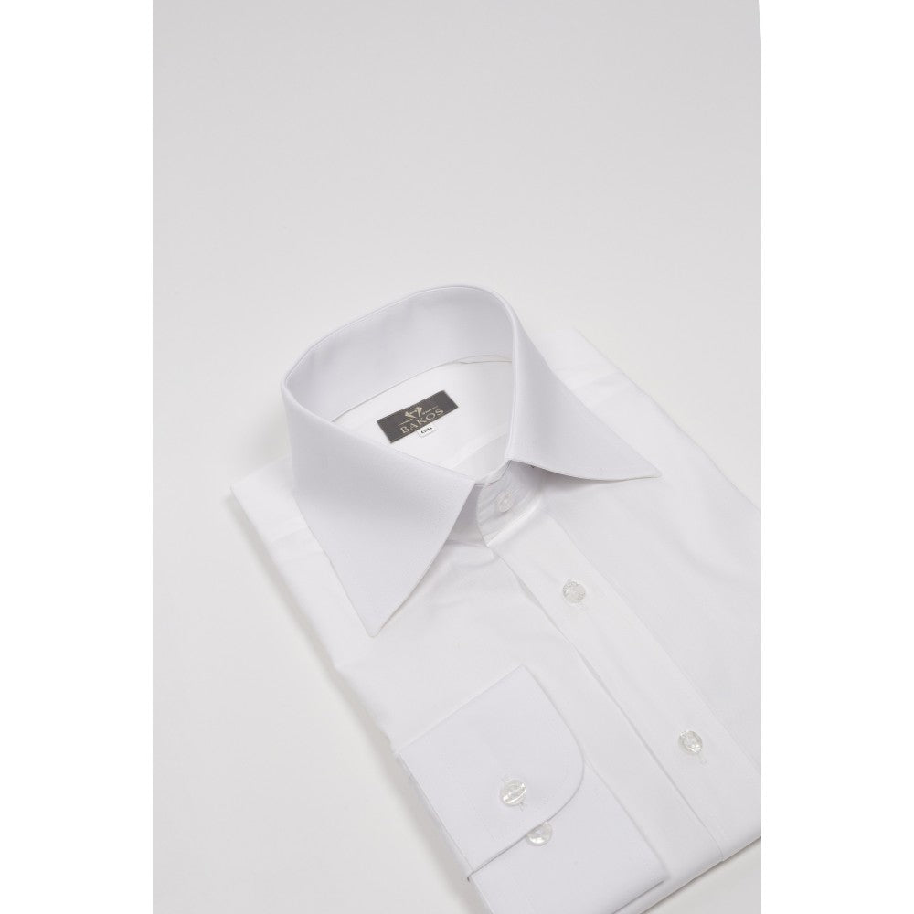 White Cotton Shirt Crisp Essential